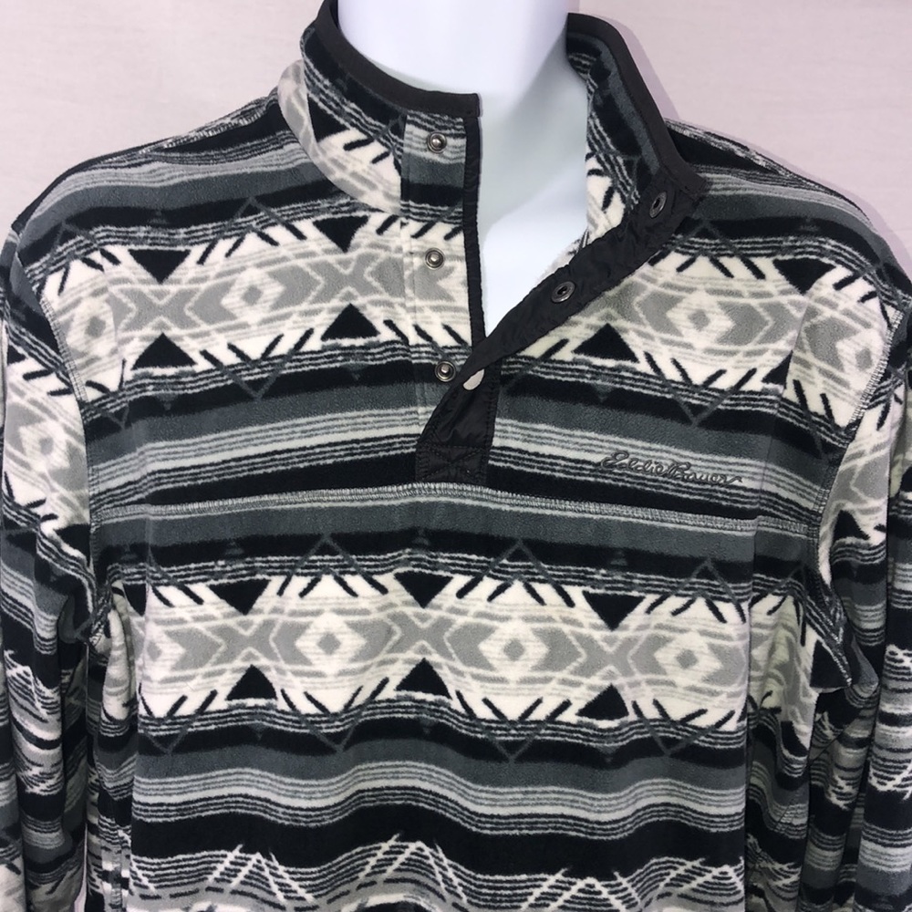 Eddie Bauer Men’s Fleece Pullover Shirt size XL